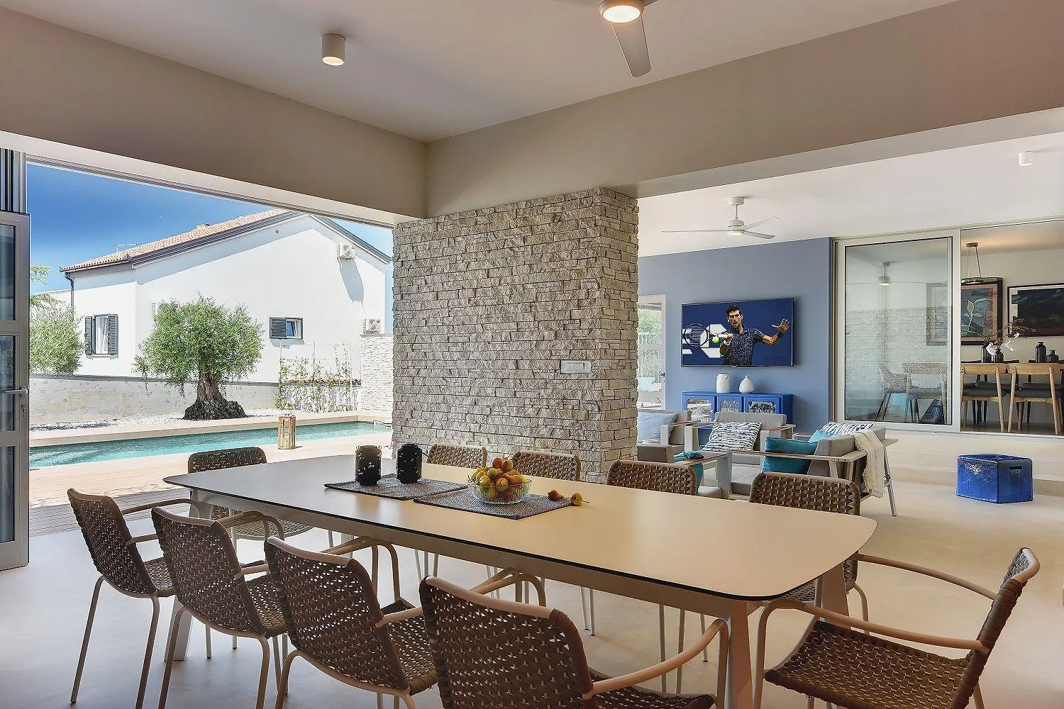 Traumvilla Mit Blick Auf Die Brijuni Inseln, Privatem Pool Stinjan