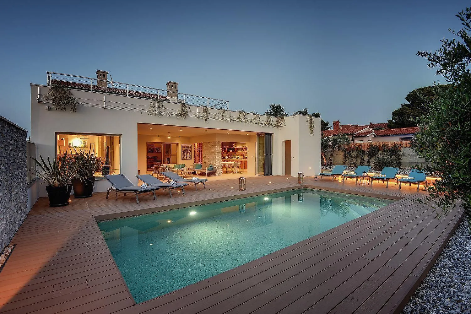 Traumvilla Mit Blick Auf Die Brijuni Inseln, Privatem Pool Stinjan