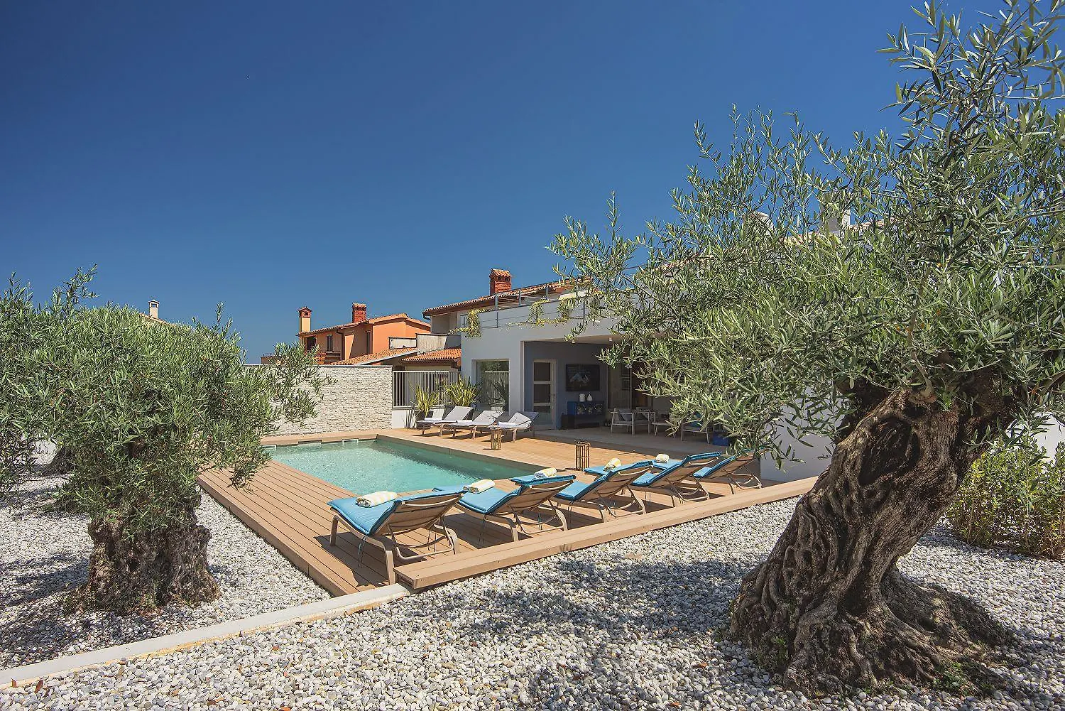 Traumvilla Mit Blick Auf Die Brijuni Inseln, Privatem Pool Stinjan